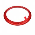 X Autohaux 4 Pcs Red Air Conditioner Vent Ring Inner Trim Aluminum Alloy Decoration Cover For Audi A3 S3 Q2l 2013-2021