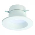 Halo Rl 4 In White Integrated Led Recessed Ceiling Light Trim At Selectable Cct 2700k-5000k Extra Brightness 915 Lumens 