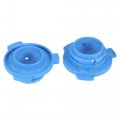 X Autohaux 2pcs 9006 Hb4 Led Headlight Adapter Base Bulb Sockets Retainer Holder Universal For Car Blue