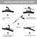 Electric Utv Windshield Wiper Kit 12v Motor Universal Power 90a Wipe Sweep With Washer Pump For Polaris Ranger Rzr 800 900 1000
