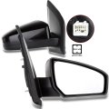 Left Side Mirror 2007-2012 For Nissan Sentra Non-folding Non-heated Ni1320167
