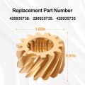 Brass Rotary Valve Gear Sprocket For Seadoo 580 587 650 657 717 720 787 800 Xp Spx Spi Sp Hx Gtx Gts Gti Gt Gsx Gsi Gs Replace