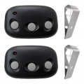 2 Pcs Garage Door Opener Remote Dnt00089 Ld033 Ld050 For All Mega Code Systems 