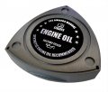 Vms Racing Gunmetal Rotary Oil Cap With Black Engine Notice Emblem In Cnc Machined Billet Aluminum Compatible Mazda Wankel