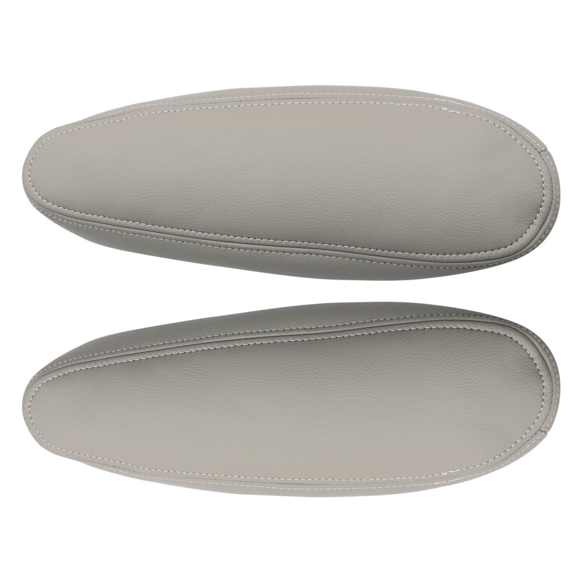 Seat Armrest Cover Pair For Chevy Gmc Tahoe Suburban Silverado Avalanche Sierra Yukon 2000 2006 Pewter Gray 922 Leather With 0
