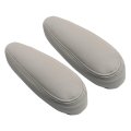 Seat Armrest Cover Pair For Chevy Gmc Tahoe Suburban Silverado Avalanche Sierra Yukon 2000 2006 Pewter Gray 922 Leather With 0