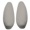 Seat Armrest Cover Pair For Chevy Gmc Tahoe Suburban Silverado Avalanche Sierra Yukon 2000 2006 Pewter Gray 922 Leather With 0