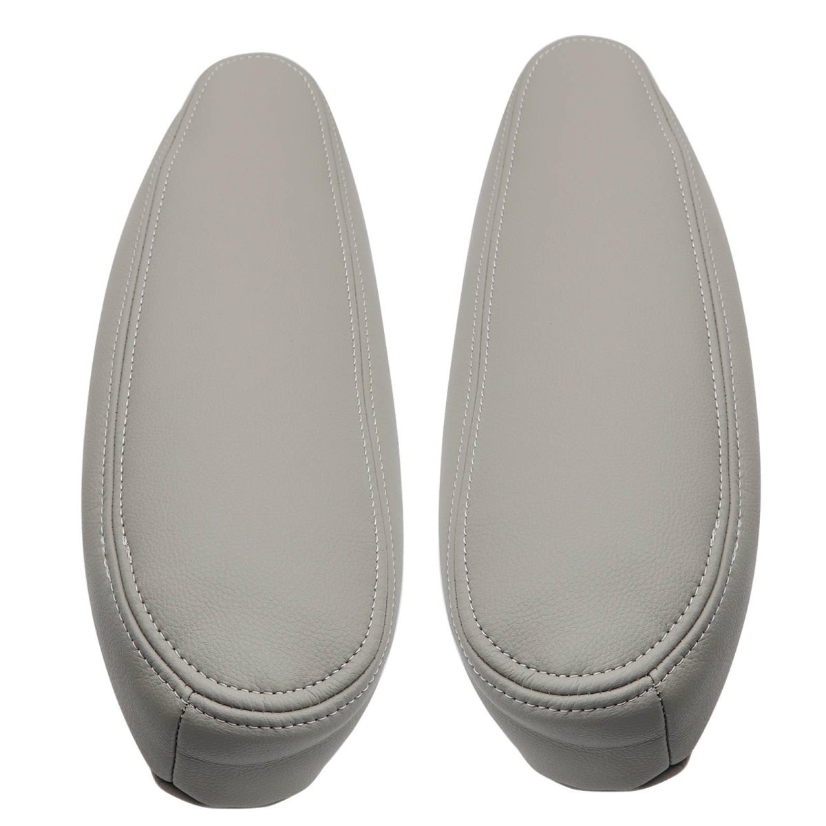 Seat Armrest Cover Pair For Chevy Gmc Tahoe Suburban Silverado Avalanche Sierra Yukon 2000 2006 Pewter Gray 922 Leather With 0