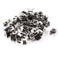 50 Pcs 6x6x6mm Pcb Tactile Tact Push Button Momentary Switch 50v 1 2a 
