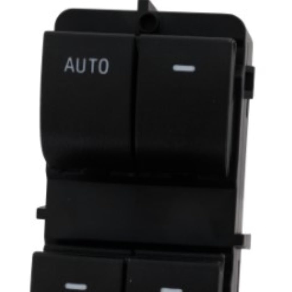 Ford F 150 2009 2010 Power Window Switch Front Driver Side Black 6 Male Blade Terminals 2 Female Connector Replaces 9l3z14529ad