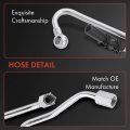 A-premium Power Steering Pressure And Return Hose Assembly Compatible With Subaru Forester 1999 2000 2001 2002 H4 2 5l Pump To