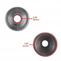 Caltric Front Axle Inner And Outer Cv Boot Kit Compatible With Polaris Scrambler 500 4x4 2011-2012