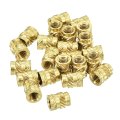 Knurled Insert Nuts 150pcs M3 X 5 7mm L 4 6mm Od 3d Printing Brass Female Threadeds Heat Set Insert Embedment Nut 