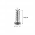 Uxcell M3x10mm Flat Head Machine Screws Phillips Cross Screw 304 Stainless Steel Fasteners Bolts 50pcs