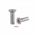 Uxcell M3x10mm Flat Head Machine Screws Phillips Cross Screw 304 Stainless Steel Fasteners Bolts 50pcs