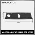 Radiator Shield Cover Top Upper For Hyundai Palisade 2020-2022 86391s8000 Black