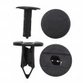 Wflnhb 100 Pcs 8mm Car Hole Nylon Plastic Rivets Fastener Fender Bumper Push Pin Clips