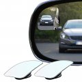 Gift2u Blind Spot Mirror Fan Shape Hd Glass Rear View Convex 360a Adjustment Wide Angle Side Blindless Without Housing 1 Pair