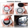 Gift2u Blind Spot Mirror Fan Shape Hd Glass Rear View Convex 360a Adjustment Wide Angle Side Blindless Without Housing 1 Pair