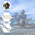 Kart Clutch Kit And Variator 842 Belt Replacement For Gy6 150cc 4-stroke Engine Go Scooter Atv