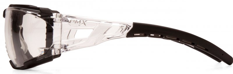 Pyramex Safety Fyxate Glasses Clear H2max Anti-fog Lens With Foam Padding