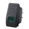 Xt Auto 12v 20 Amp 3pins Green Light Rocker Switch Kit 3-pack 