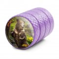 Brown Bear Flowers Valve Stem Caps For Tire Rim Wheel Aluminum Purple