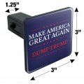 Dump Trump Make America Great Again Tow Trailer Hitch Cover Plug Insert
