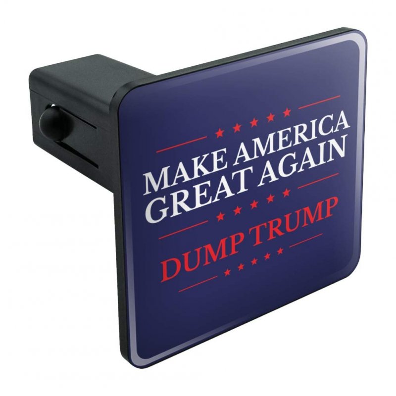 Dump Trump Make America Great Again Tow Trailer Hitch Cover Plug Insert