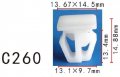 Autobahn88 Body Side Molding Clip Compatible With Honda Oem 75306sv1a01 Pack Of 20