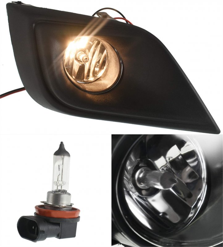 Fog Light Lamp Assembly For Murano 2015 Driver And Passenger Side Pair With H11 Halogen Bulbs Front Bumper Covers Harness
