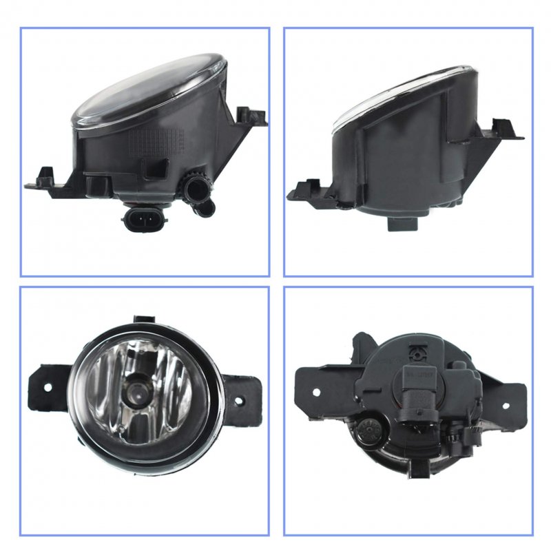 Fog Light Lamp Assembly For Murano 2015 Driver And Passenger Side Pair With H11 Halogen Bulbs Front Bumper Covers Harness