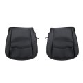 Front Both Sides Bottom Replacement Seat Covers Microfiber Leather Black For Dodge Ram 1500 2500 3500 4500 5500 Pickup 2009 