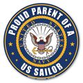 Round Magnet Proud Parent Of A Us Sailor Usn United States Navy 5 