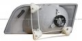 Niuparts Headlight With Halogen Bulbs Warm White Corner Light Driver Passenger Side Fit Volvo Vnl 1998-2003 Vnm 1998-2015