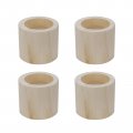 Tsnamay 4pcs Cylinder Wood Bed Risers Furniture Wooden Solid Original Color For Diy Painting Sofa Couch Chair Table Increase 
