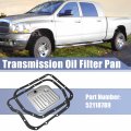X Autohaux 1 Set 52118789 Transmission Filter Oil Pan Gasket Kit For Dodge Ram 1500 2002-2006