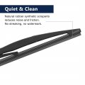 X Autohaux Car Rear Windshield Wiper Blade Arm Set For Suzuki Sx4 2007-2017 10 Inch 255mm