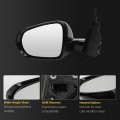 Dasbecan Side Rear View Mirror For 2021-2024 Chevy Chevrolet Trailblazer Lt Power Heated Glass Door Rearview Driver Left
