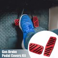 X Autohaux Gas Brake Pedal Cover Fit For Chevrolet Impala 2015-2020 Blazer 2019-2021 Anti Slip Aluminum Alloy Auto Foot Pads