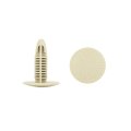 40pcs 6mm Hole Dia Plastic Bolt Rivets Fastener Trim Panel Retainer Clips Khaki For Car