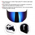 Helmet Lens Visor Qiilu Motorcycle Shield Full Face Windshield Replacement Fit For Agv K3sv K5 Blue