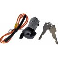 Pontiac Bonneville 1992-1999 Ignition Lock Cylinder Black Housing Metal Plastic With Keys Wiring Harness 2 Pieces Key 