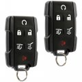 Fits Chevy Tahoe Suburban Gmc Yukon Key Fob Keyless Entry Remote Start 2014 2015 2016 2017 Set Of 2 