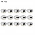 Uxcell Cable Hole Cover 2 Abs Desk Grommet For Wire Organizer 15 Pcs Silver Tone