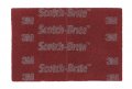 Scotch-brite 7447b Pro Hand Pad Very Fine Grade Bulk Pack Of 60 6 In X 9 No Perforations Aluminum Oxide Load Resistant General 