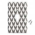 Sketchy Feathers Plastic Wall Decor Toggle Light Switch Plate Cover