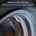 8x Aluminum Tire Valve Stem Caps Compatible With Most Cars Trucks Motorcycles Suvs Bikes Silver
