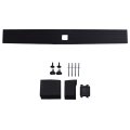 Rear Black Step Tailgate Cap Pad Molding Trim With Button Replacement For 2015-2020 F150 