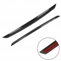 Ocpty 2pcs Glossy Black Rear Trunk Plate Trim Cover Overlay Compatible With 0 2014-2017 For Infiniti Q50